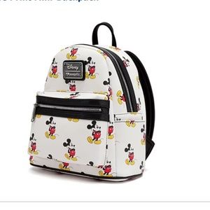 Loungefly Mickey Mouse Print Mini-Backpack